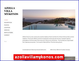 Hotels in Greece, azollavillamykonos.com